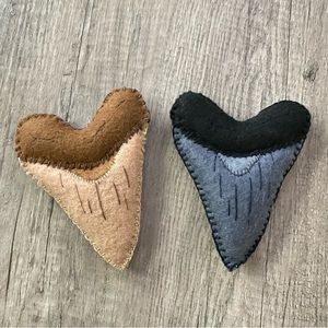 Handmade Megaladon Shark Tooth Plushie